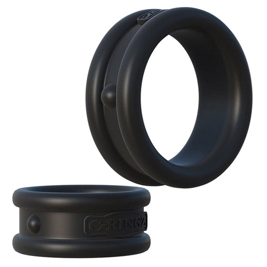C-RINGZ MAX WIDTH SILICONE RINGS BLACK