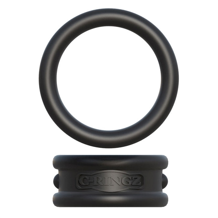 C-RINGZ MAX WIDTH SILICONE RINGS BLACK