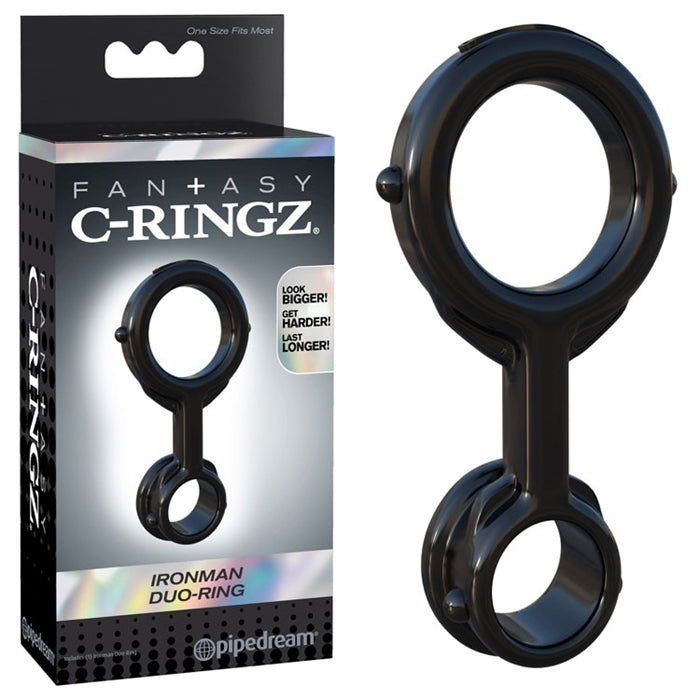 C-RINGZ IRONMAN DUO RING BLACK
