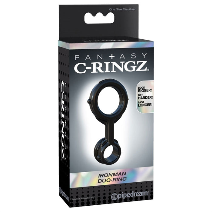 C-RINGZ IRONMAN DUO RING BLACK