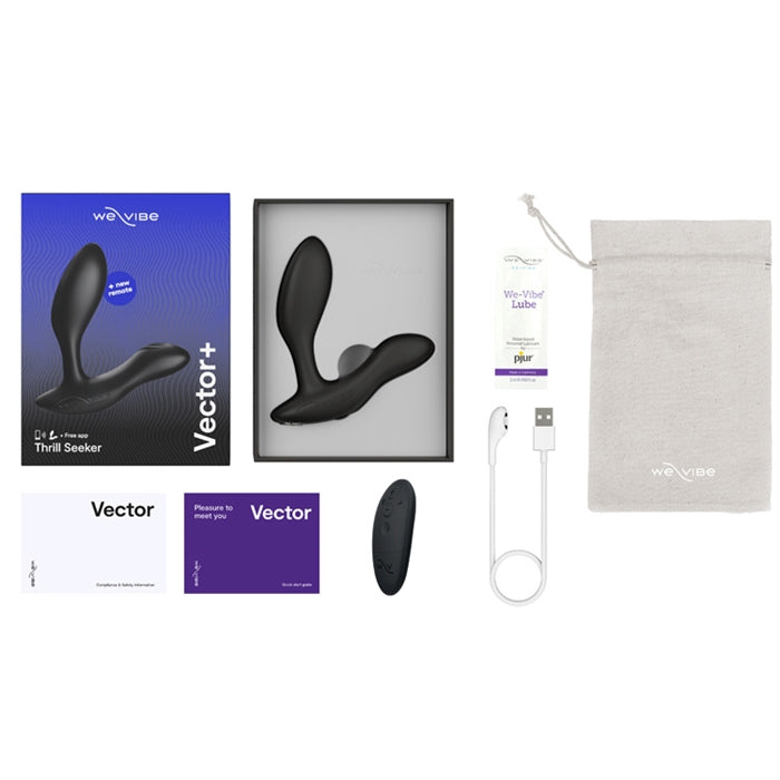 We-Vibe Vector+ Black Charcoal