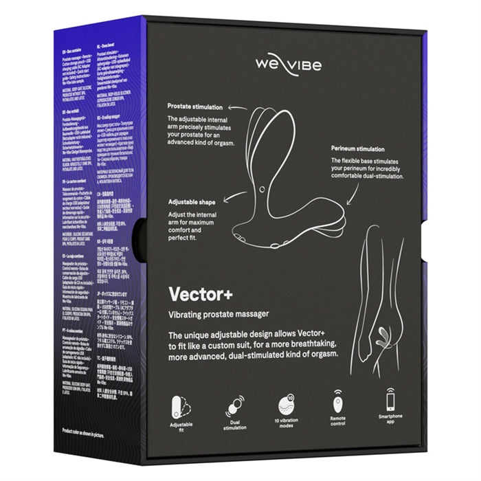 We-Vibe Vector+ Black Charcoal