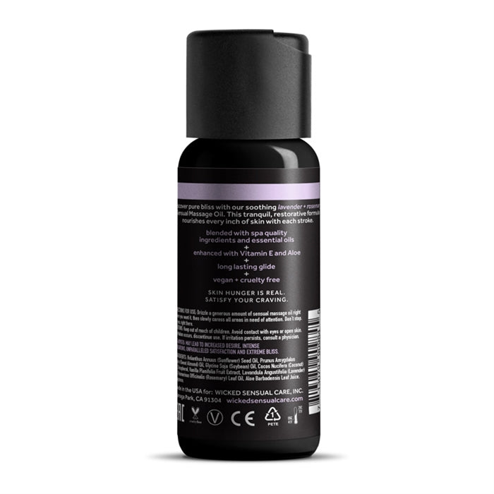 Wicked - Lavender and Rosemary Massage Oil 120 ml