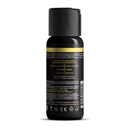 Wicked - Vanilla and Sugarcane Massage Oil 120 ml