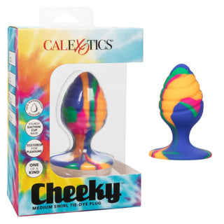 Calexotics - Plug anal Cheeky Swirl Tie-Dye - Moyen