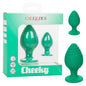 Calexotics - Ensemble de plug anal Cheeky - Vert