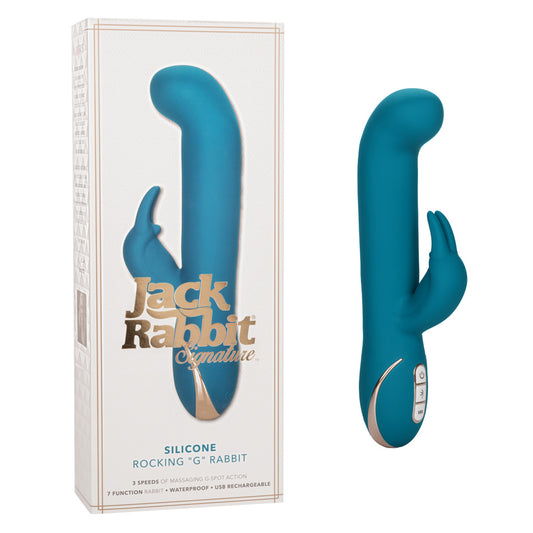 Jack Rabbit - Lapin à bascule en silicone - Aqua