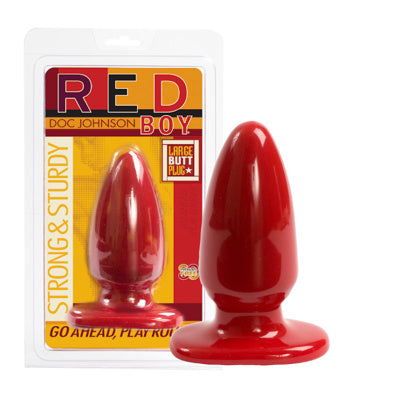 Red Boy - Plug anal grand format 5 pouces
