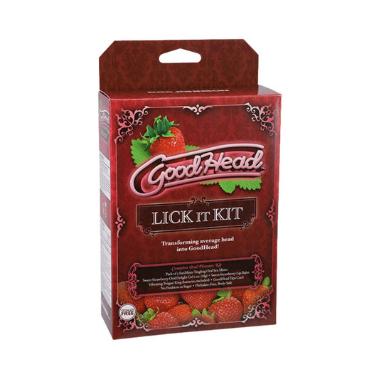 GoodHead - Lick It Kit - Strawberry