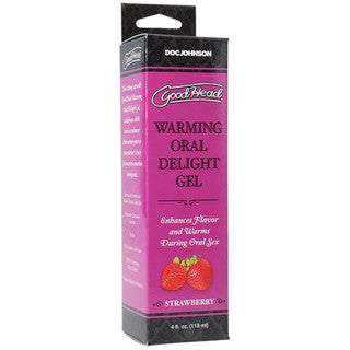 GoodHead - Warming Oral Delight Gel - Fraise