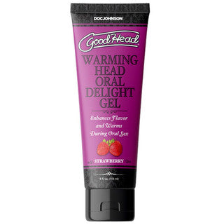 GoodHead - Warming Oral Delight Gel - Fraise