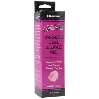 GoodHead - Warming Oral Delight Gel - Barbe à Papa
