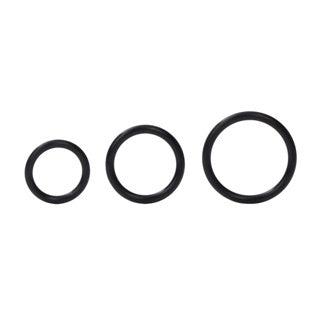 Calexotics - Anneaux de soutien en silicone - Noirs