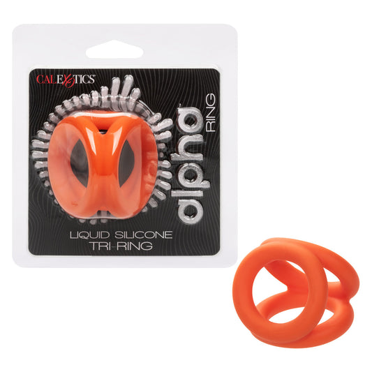 Alpha Ring - Anneau triple en silicone liquide