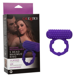 Bague Maximus rechargeable en silicone à 5 billes