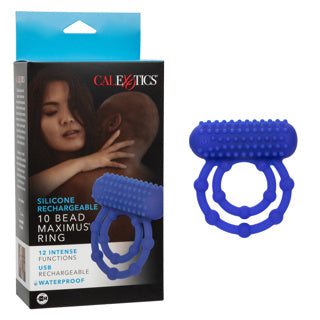 Bague Maximus rechargeable en silicone à 10 billes
