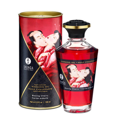 Shunga - Huile aphrodisiaque - Cerise flamboyante