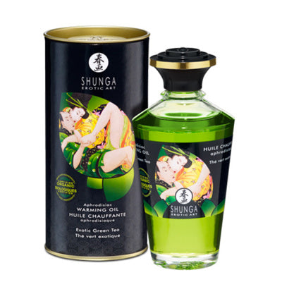Shunga - Huile aphrodisiaque - Thé vert exotique bio