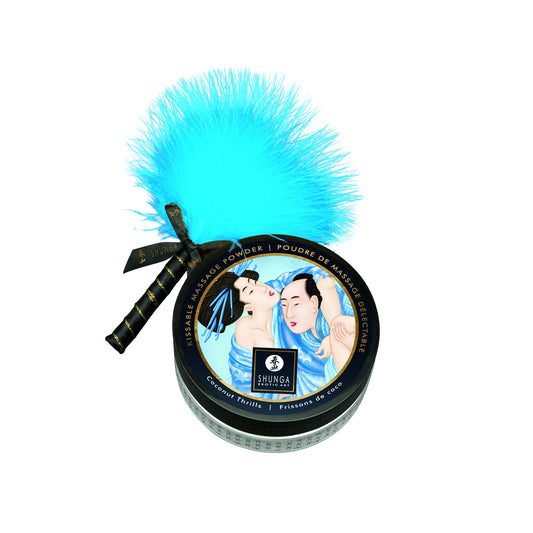 Shunga - Poudre de massage à la noix de coco, à embrasser