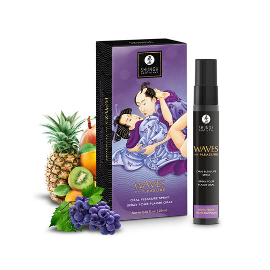 Shunga - Spray de plaisir oral Waves - Fruits exotiques