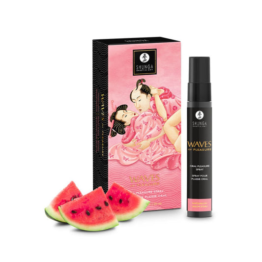 Shunga - Spray de plaisir oral Waves - Pastèque