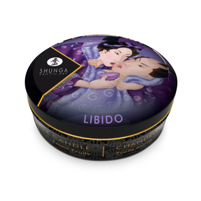 Shunga - Mini bougie de massage Libido - Fruits exotiques (lot de 6)