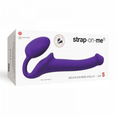 Strap-on-me - Strap-on semi-réaliste et flexible - Petit - Violet