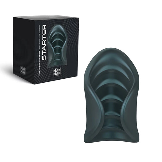 Man.Wand - Masturbateur vibrant pour débutants - Gris