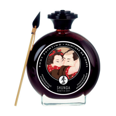 Shunga - Peinture corporelle comestible au chocolat aphrodisiaque