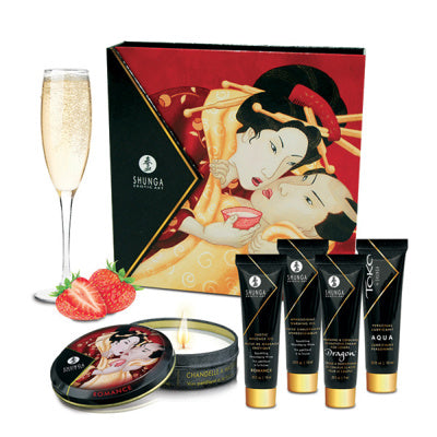 Shunga - Collection des secrets des geishas - Vin pétillant à la fraise
