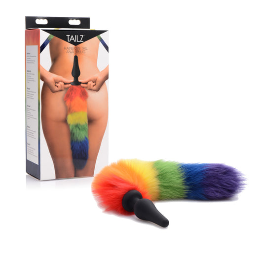 Tailz - Plug anal avec queue arc-en-ciel