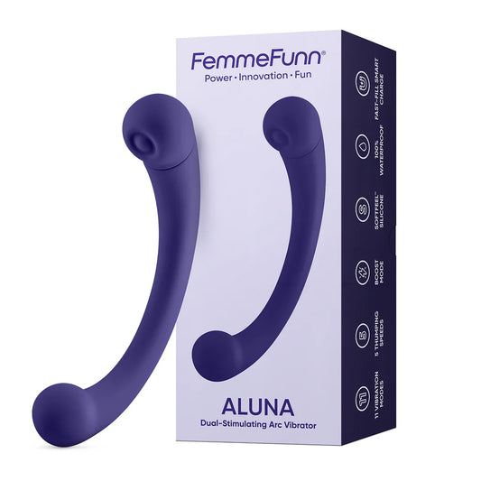 Aluna - Violet foncé - Double face vibrante et percutante