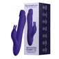 Booster Rabbit XL - Grand vibromasseur lapin rotatif - Violet foncé - FemmeFunn