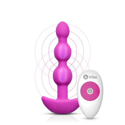 B-Vibe - Perles anales triples - Fuchsia
