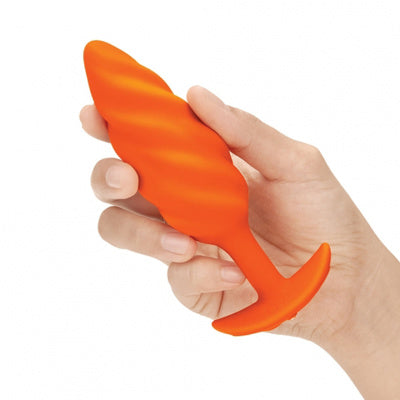 B-Vibe - Bouchon texturé tourbillonnant - Orange