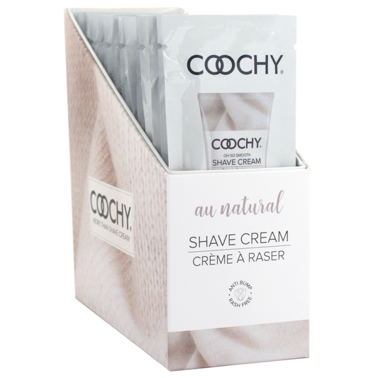 COOCHY - Crème à raser - Naturelle 24 x 15 ml