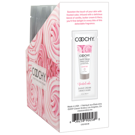 COOCHY - Crème à raser - Frosted Cake 24 x 15 ml