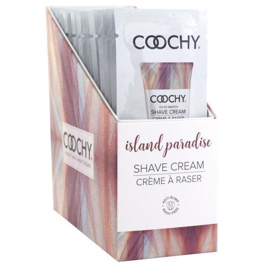 COOCHY - Crème à raser - Island Paradise 24 x 15 ml