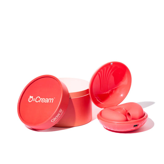 P&amp;C - Glow Mini Vibrateur à Double Stimulation - Rouge