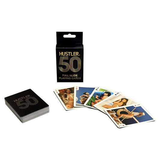 KG - Hustler 50 Cartes à jouer entièrement nues