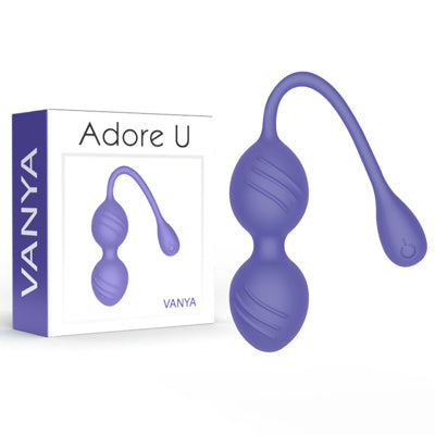 Adore U - Boules de Kegel vibrantes Vanya - Violettes