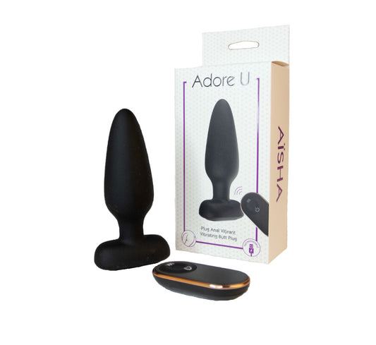Adore U - A?sha Plug anal vibrant avec télécommande