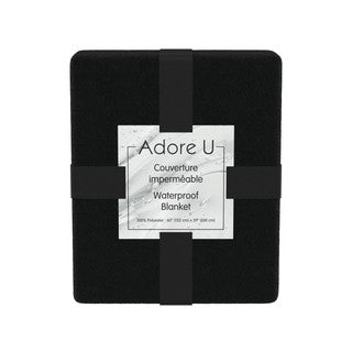 Adore U - Couverture Imperméable - Noir 
