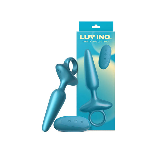 PR37 : Embout Luv rechargeable à anneau pointu - Bleu métallique - Luv Inc