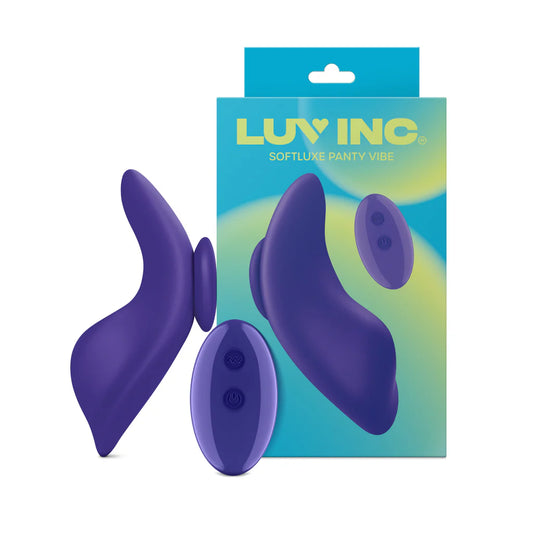 Vibromasseur Softluxe Panty avec télécommande - Violet - Luv Inc - LL-
