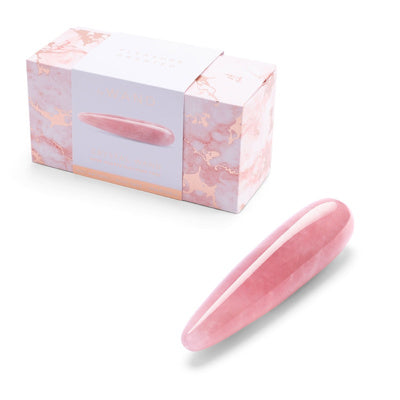 Baguette de cristal en quartz rose