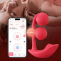 Melody - Vibromasseur portable pour clitoris et point G, contrôlé par application et doté de deux boules à détection de pression 