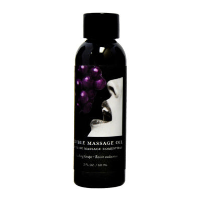 Earthly Body - Huile de massage comestible - Raisin 59 ml