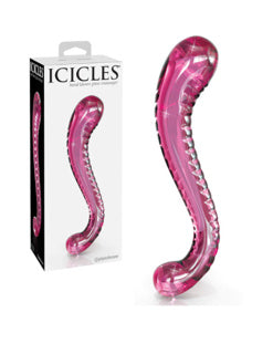 Glaçons - Masseur en verre soufflé à la main rose