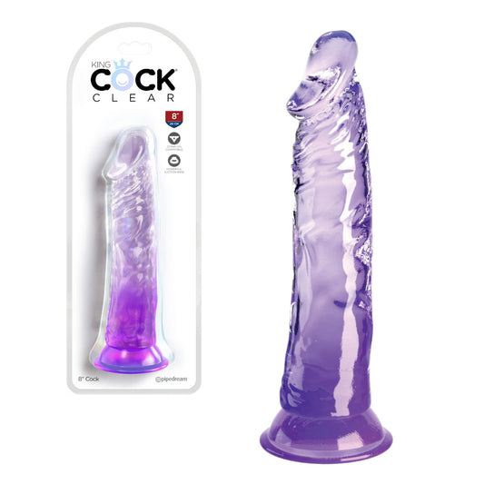 King Cock - 8 pouces - Violet